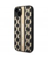 Karl Lagerfeld KLHCP14MPGKLSKW iPhone 14 Plus 6,7 "hardcase brown / brown Monogram Stripe