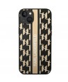 Karl Lagerfeld KLHCP14MPGKLSKW iPhone 14 Plus 6,7 "hardcase brown / brown Monogram Stripe
