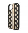 Karl Lagerfeld KLHCP14MPGKLSKW iPhone 14 Plus 6,7 "hardcase brown / brown Monogram Stripe