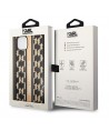 Karl Lagerfeld KLHCP14MPGKLSKW iPhone 14 Plus 6,7 "hardcase brown / brown Monogram Stripe