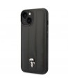 Karl Lagerfeld Puffy Ikonik Pin Case for iPhone 14 Plus - Black