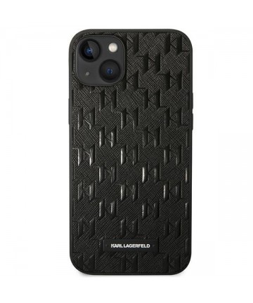 Karl Lagerfeld KLHCP14MSAKLHPK iPhone 14 Plus 6.7 "hardcase black / black Saffiano Mono Metal Logo