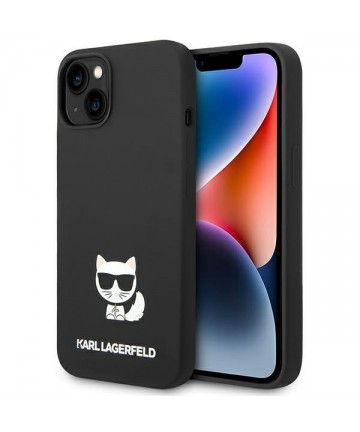 Karl Lagerfeld KLHCP14MSLCTBK iPhone 14 Plus 6.7 "hardcase black / black Silicone Choupette Body