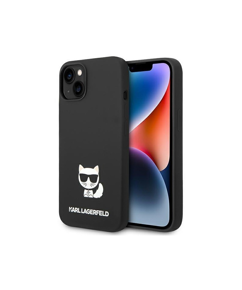 Karl Lagerfeld KLHCP14MSLCTBK iPhone 14 Plus 6.7 "hardcase black / black Silicone Choupette Body