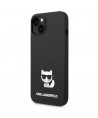 Karl Lagerfeld KLHCP14MSLCTBK iPhone 14 Plus 6.7 "hardcase black / black Silicone Choupette Body