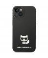 Karl Lagerfeld KLHCP14MSLCTBK iPhone 14 Plus 6.7 "hardcase black / black Silicone Choupette Body