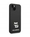 Karl Lagerfeld KLHCP14MSLCTBK iPhone 14 Plus 6.7 "hardcase black / black Silicone Choupette Body