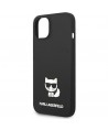 Karl Lagerfeld KLHCP14MSLCTBK iPhone 14 Plus 6.7 "hardcase black / black Silicone Choupette Body