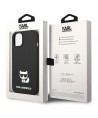 Karl Lagerfeld KLHCP14MSLCTBK iPhone 14 Plus 6.7 "hardcase black / black Silicone Choupette Body