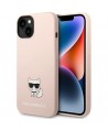 Karl Lagerfeld KLHCP14MSLCTPI iPhone 14 Plus 6.7 "hardcase light pink / light pink Silicone Choupette Body
