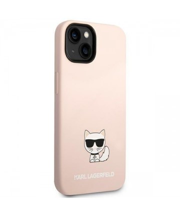 Karl Lagerfeld KLHCP14MSLCTPI iPhone 14 Plus 6.7 "hardcase light pink / light pink Silicone Choupette Body