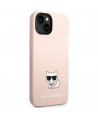 Karl Lagerfeld KLHCP14MSLCTPI iPhone 14 Plus 6.7 "hardcase light pink / light pink Silicone Choupette Body
