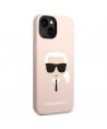 Karl Lagerfeld KLHCP14MSLKHLP iPhone 14 Plus 6.7 "hardcase pink / pink Silicone Karl's Head