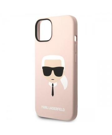 Karl Lagerfeld KLHCP14MSLKHLP iPhone 14 Plus 6.7 "hardcase pink / pink Silicone Karl's Head