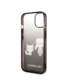 Karl Lagerfeld KLHCP14MTGKCK iPhone 14 Plus 6,7 "hardcase black / black Gradient Ikonik Karl & Choupette