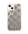 Karl Lagerfeld KLHCP14SLMNMS iPhone 14 6.1 "hardcase silver / silver Liquid Glitter Monogram