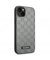 Karl Lagerfeld KLHCP14SSAKLHPG iPhone 14 6.1 "hardcase gray / gray Saffiano Mono Metal Logo