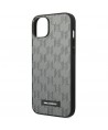 Karl Lagerfeld KLHCP14SSAKLHPG iPhone 14 6.1 "hardcase gray / gray Saffiano Mono Metal Logo
