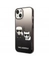 Karl Lagerfeld KLHCP14STGKCK iPhone 14 6,1 "hardcase black / black Gradient Ikonik Karl & Choupette