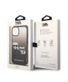 Karl Lagerfeld KLHCP14STGKCK iPhone 14 6,1 "hardcase black / black Gradient Ikonik Karl & Choupette