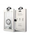 Karl Lagerfeld KLHCP14XLCRSGRS iPhone 14 Pro Max 6.7 "silver / silver hardcase Liquid Glitter RSG