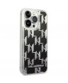 Karl Lagerfeld KLHCP14XLMNMK iPhone 14 Pro Max 6.7 "hardcase black / black Liquid Glitter Monogram