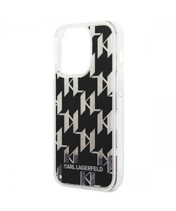 Karl Lagerfeld KLHCP14XLMNMK iPhone 14 Pro Max 6.7 "hardcase black / black Liquid Glitter Monogram