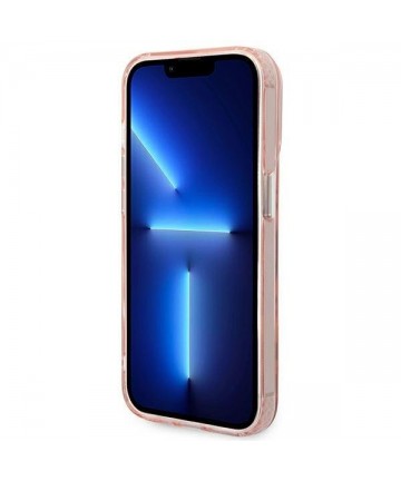 Karl Lagerfeld KLHMP14LHKCP iPhone 14 Pro 6.1" hardcase pink/pink Karl & Choupette Aluminum Magsafe