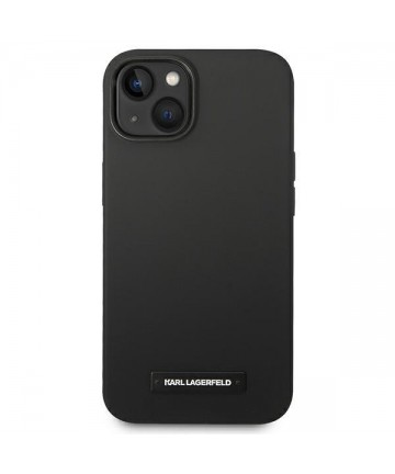 Karl Lagerfeld KLHMP14MSLMP1K iPhone 14 Plus 6.7 "hardcase black / black Silicone Plaque Magsafe