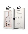 Karl Lagerfeld KLHMP14XHKCP iPhone 14 Pro Max 6.7 "hardcase pink / pink Karl & Choupette Aluminum Magsafe