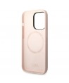 Karl Lagerfeld KLHMP14XSLKHLP iPhone 14 Pro Max 6.7 "hardcase light pink / light pink Silicone Karl`s Head Magsafe