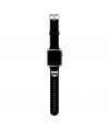 Karl Lagerfeld KLAWLSLCK Apple Watch Strap 42/44 / 45mm black / black strap Silicone Choupette Heads