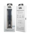 Karl Lagerfeld KLAWLSLCK Apple Watch Strap 42/44 / 45mm black / black strap Silicone Choupette Heads