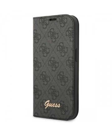Guess GUBKP14LHG4SHK iPhone 14 Pro 6.1 "black / black book 4G Vintage Gold Logo
