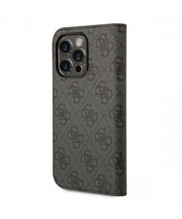 Guess GUBKP14LHG4SHK iPhone 14 Pro 6.1 "black / black book 4G Vintage Gold Logo
