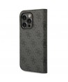 Guess GUBKP14LHG4SHK iPhone 14 Pro 6.1 "black / black book 4G Vintage Gold Logo