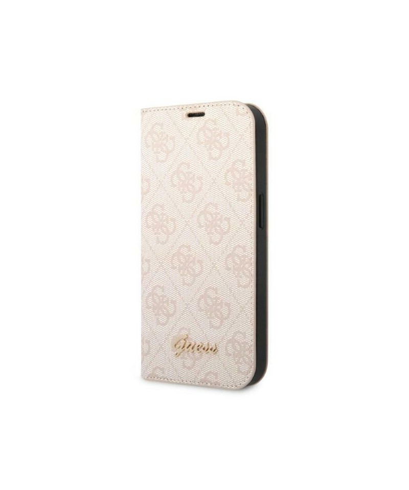 Guess GUBKP14LHG4SHP iPhone 14 Pro 6.1 "pink / pink book 4G Vintage Gold Logo