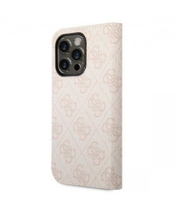 Guess GUBKP14LHG4SHP iPhone 14 Pro 6.1 "pink / pink book 4G Vintage Gold Logo