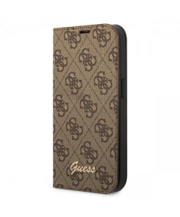 Guess GUBKP14XHG4SHW iPhone 14 Pro Max 6.7 "brown / brown book 4G Vintage Gold Logo