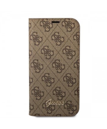 Guess GUBKP14XHG4SHW iPhone 14 Pro Max 6.7 "brown / brown book 4G Vintage Gold Logo