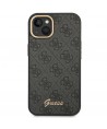 Guess GUHCP14SHG4SHK iPhone 14 6.1 "black / black hard case 4G Vintage Gold Logo