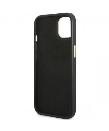 Guess GUHCP14SHG4SHK iPhone 14 6.1 "black / black hard case 4G Vintage Gold Logo