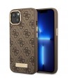 Guess GUHMP14MU4GPRW iPhone 14 Plus 6.7 "brown / brown hard case 4G Logo Plate MagSafe