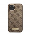 Guess GUHMP14MU4GPRW iPhone 14 Plus 6.7 "brown / brown hard case 4G Logo Plate MagSafe