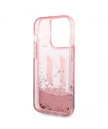 Karl Lagerfeld KLHCP14LLBKLCP iPhone 14 Pro 6.1 "pink / pink hardcase Liquid Glitter Big KL