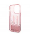 Karl Lagerfeld KLHCP14LLBKLCP iPhone 14 Pro 6.1 "pink / pink hardcase Liquid Glitter Big KL