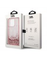 Karl Lagerfeld KLHCP14LLBKLCP iPhone 14 Pro 6.1 "pink / pink hardcase Liquid Glitter Big KL