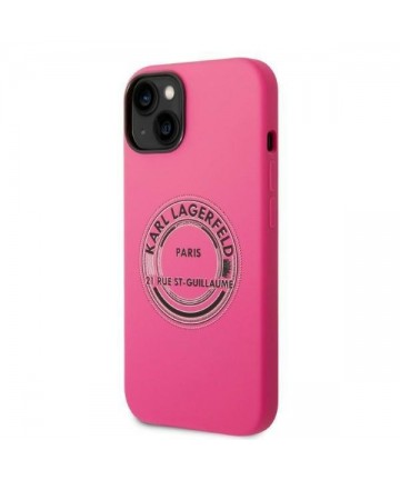 Karl Lagerfeld KLHCP14MSRSGRCF iPhone 14 Plus 6.7 "hardcase pink / pink Silicone RSG