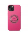 Karl Lagerfeld KLHCP14MSRSGRCF iPhone 14 Plus 6.7 "hardcase pink / pink Silicone RSG