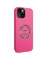 Karl Lagerfeld KLHCP14MSRSGRCF iPhone 14 Plus 6.7 "hardcase pink / pink Silicone RSG